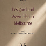 Designed and Assembled in Melbourne